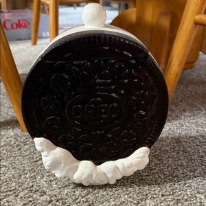 Oreo Cookie Jar in Black and White